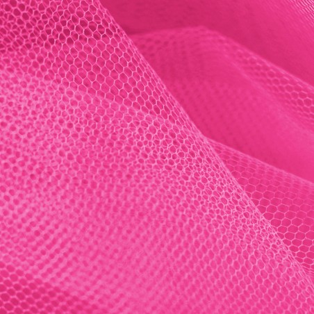 Tulle fuchsia fluoro al metro