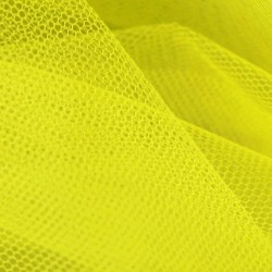 Tulle giallo fluoro al metro