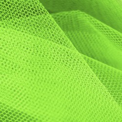 Tulle verde fluoro al metro