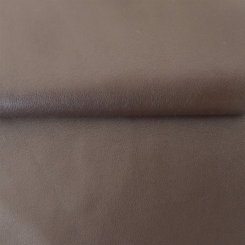 Similicuir élastique marron au mètre