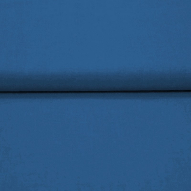 Tissu coton bleu france