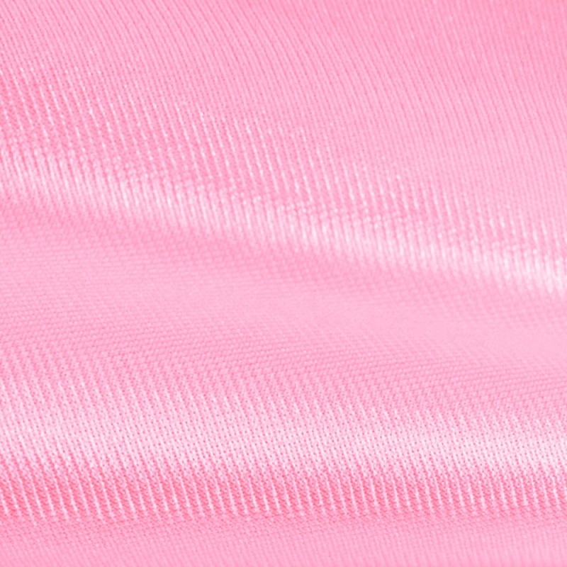 Satin rose fluorescent au rouleau