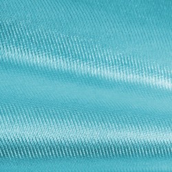 Satin turquoise au rouleau