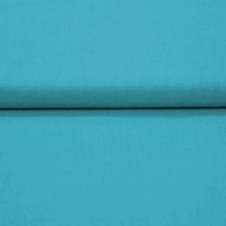 Tissu coton turquoise