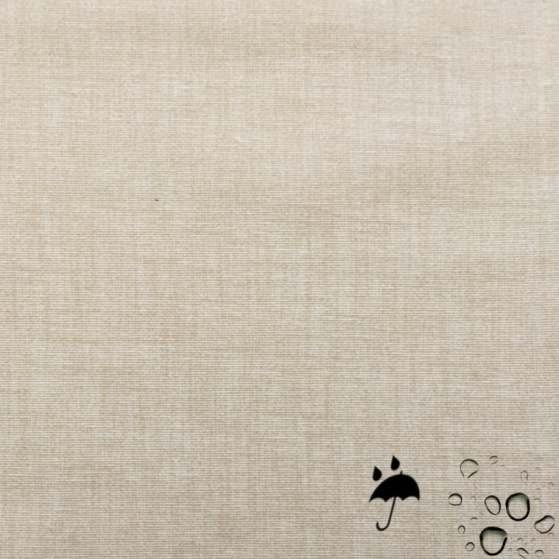 Tissu enduit beige