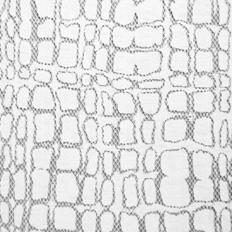 Dentelle serpent blanche