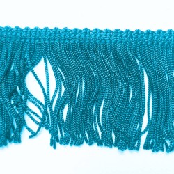 Frange turquoise