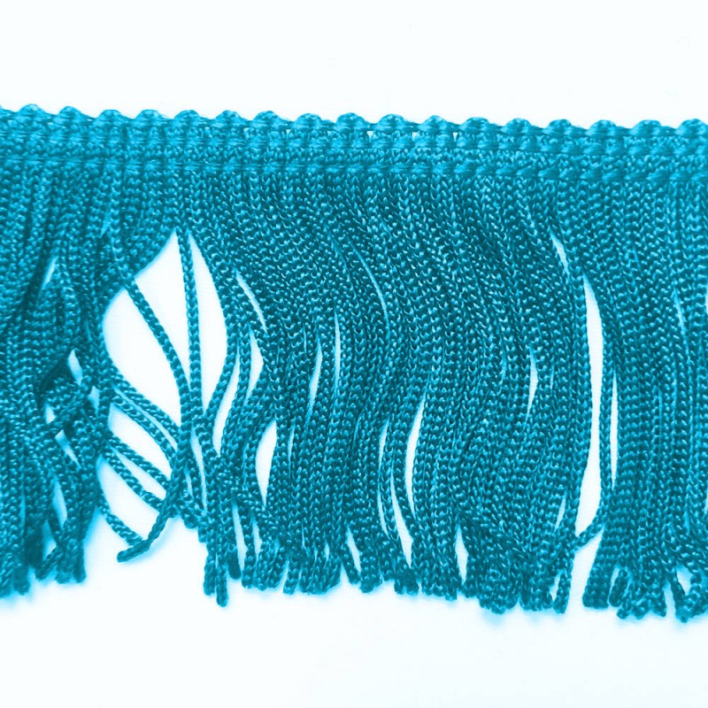 Frange turquoise