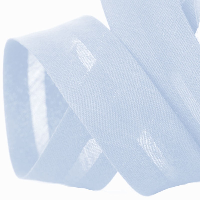Biais coton ciel