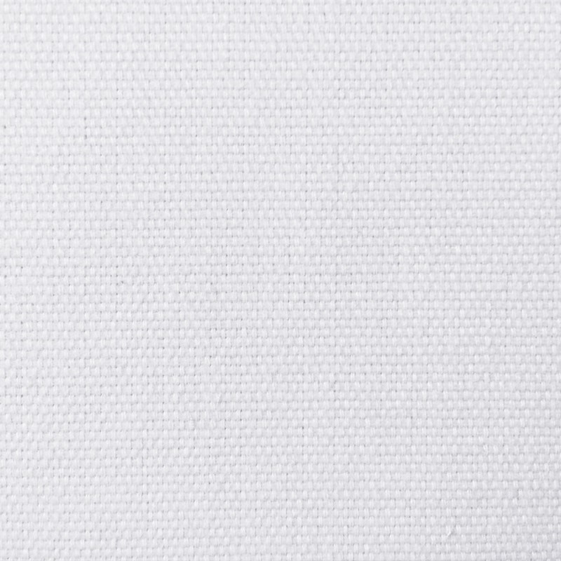 Toile de coton natté blanc