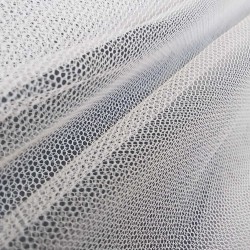 Tulle semi rigide blanc
