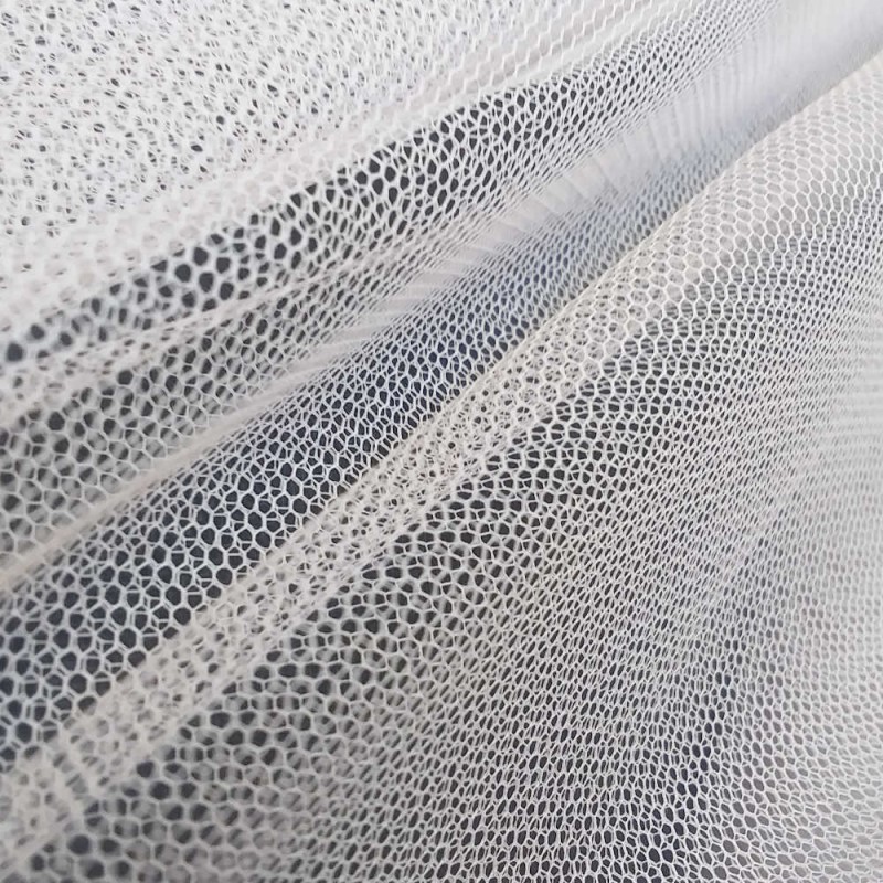 Tulle semi rigide blanc