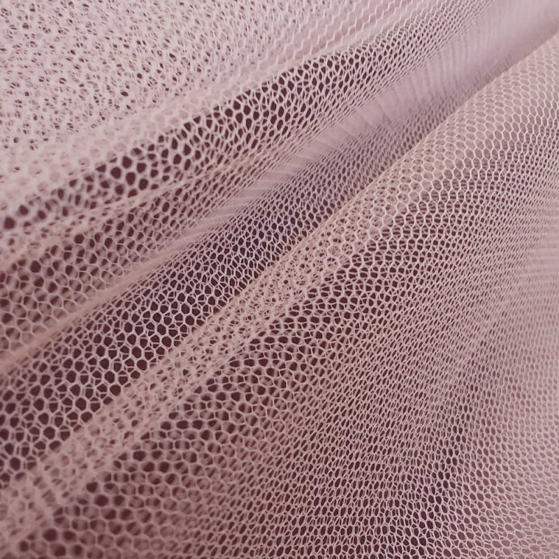 Tulle semi rigide rose