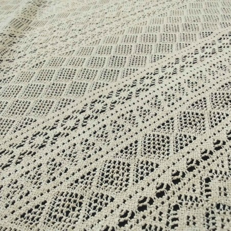 Macramé habillement fleur