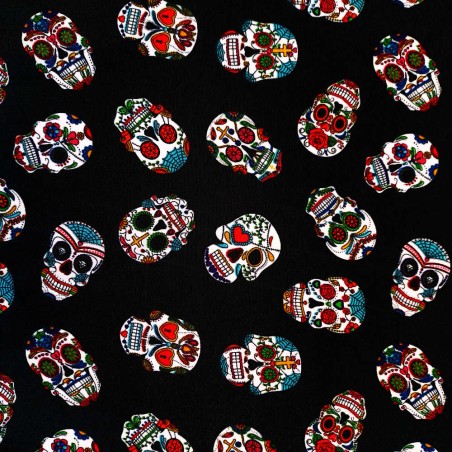 Tissu burlington calaveras