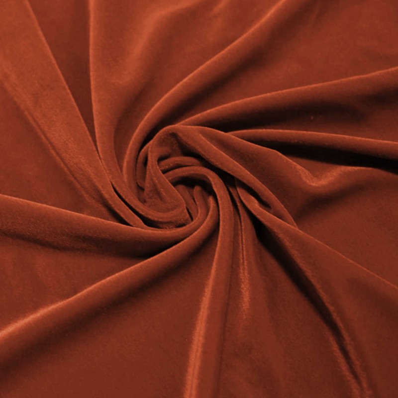 Velluto lycra marrone