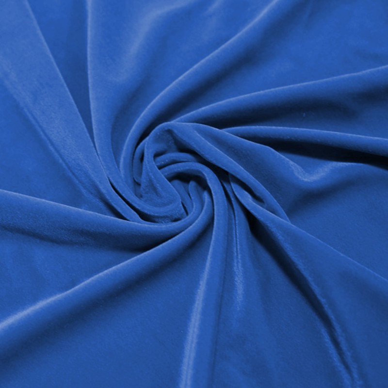 Velluto lycra blu