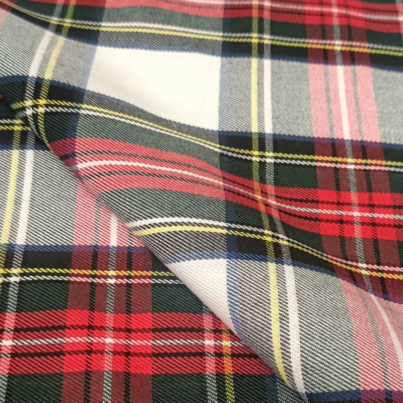 Tissu rayonne burberry