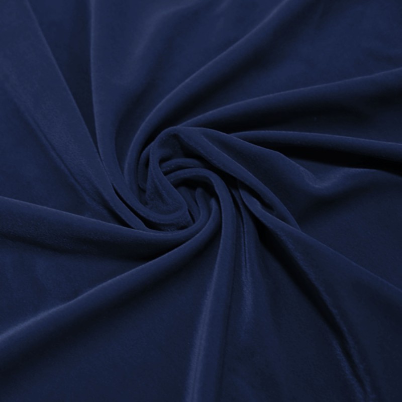 Velluto lycra marino