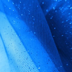 Tulle paillette blanc