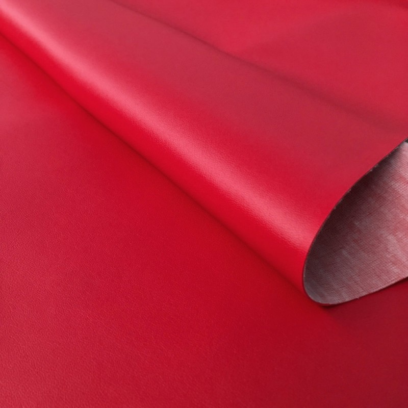 Similpelle liscia rosso