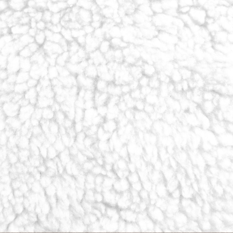 Fourrure imitation peau de mouton blanche au metre