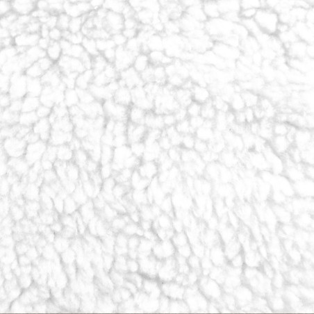 Fourrure imitation peau de mouton blanche au metre
