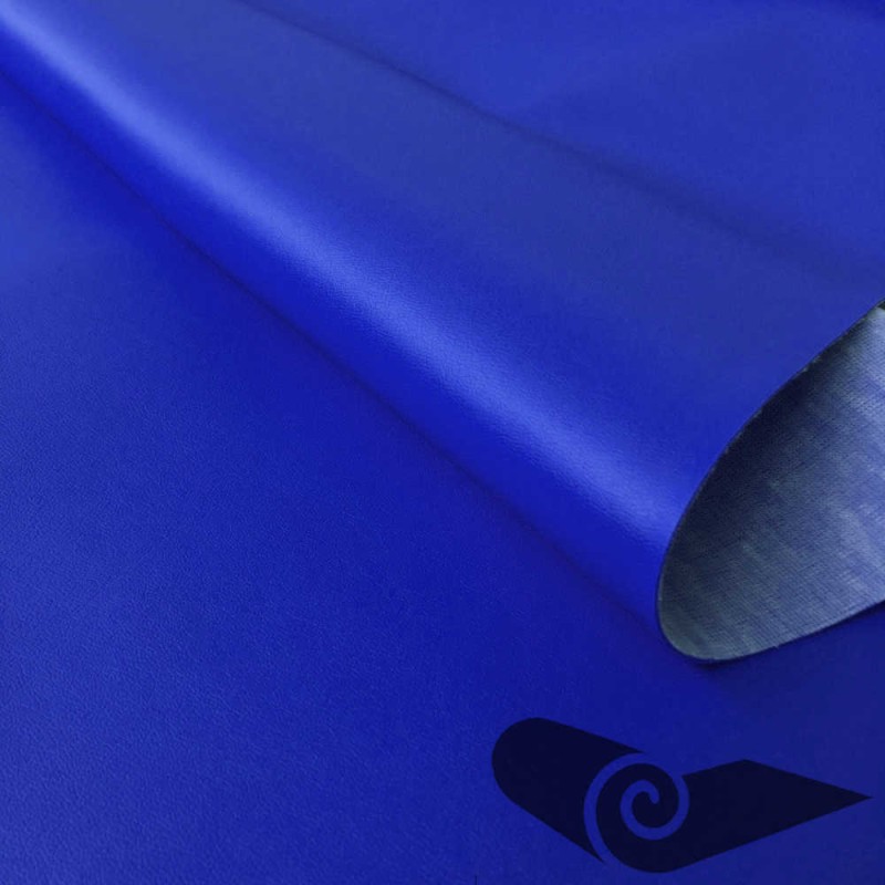 Rotolo 10m similpelle liscia blu