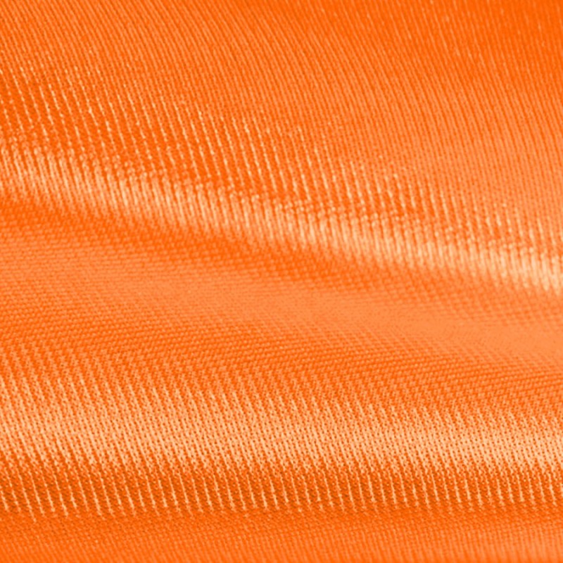 Satin maille luxe orange fluorescent