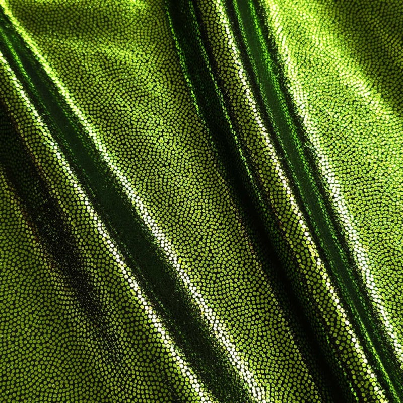Lycra Monostretch Micro Glitter Verde