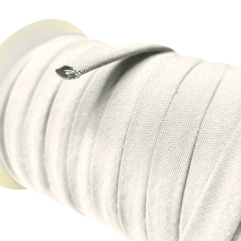 Nastro Spaghetti Cotone 10 mm avorio