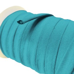 Nastro Spaghetti Cotone 10 mm turchesa