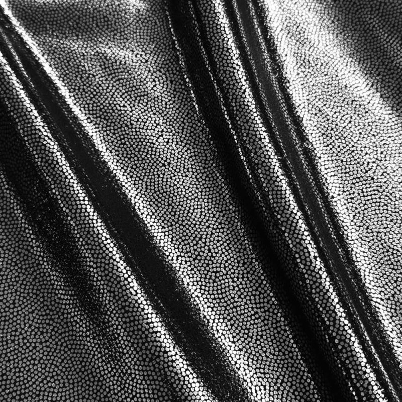 Lycra Monostretch Micro Glitter Argento