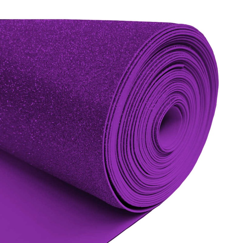 Rotolo goma Eva Fommy Glitter viola