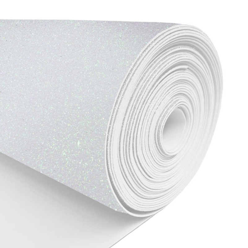 Rotolo goma Eva Fommy Glitter madreperla