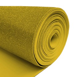 Rotolo goma Eva Fommy Glitter oro