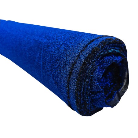 Rotolo 25m Velo lurex blu reale i love tessuti