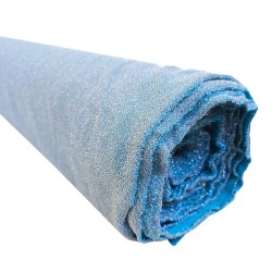 Rotolo 25m Velo lurex azzurro i love tessuti