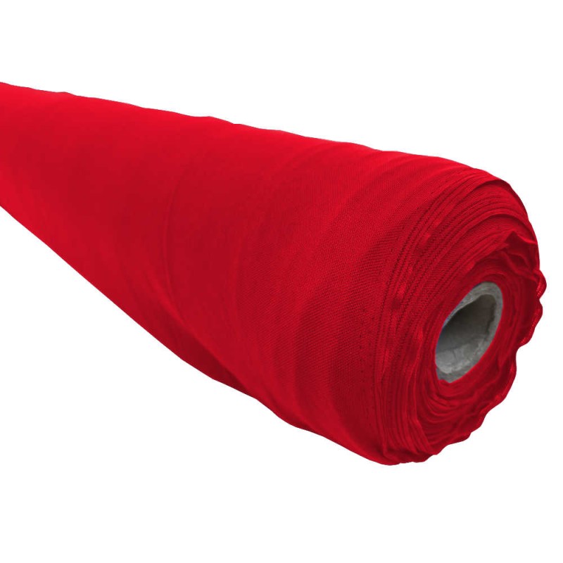 Rotolo 35m Tulle lycra rosso i love tessuti