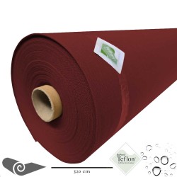 Rotolo 25m Tessuto da esterno grande larghezza bordeaux