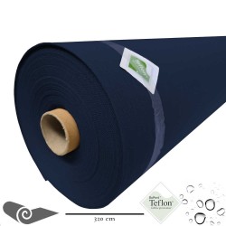Rotolo 25m Tessuto da esterno grande larghezza blu marino