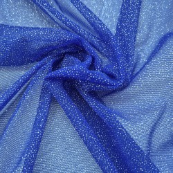 【 Tulle lycra paillettes per metro 】Nero, pelle..