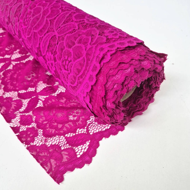 【 PIZZO LYCRA all'ingrosso 】 in rotolo da 10 metri