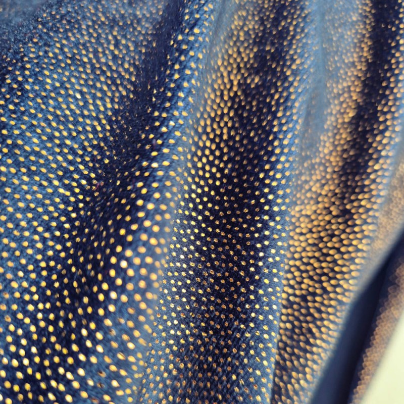 I ❤️ TESSUTI | Velluto glitterato marino