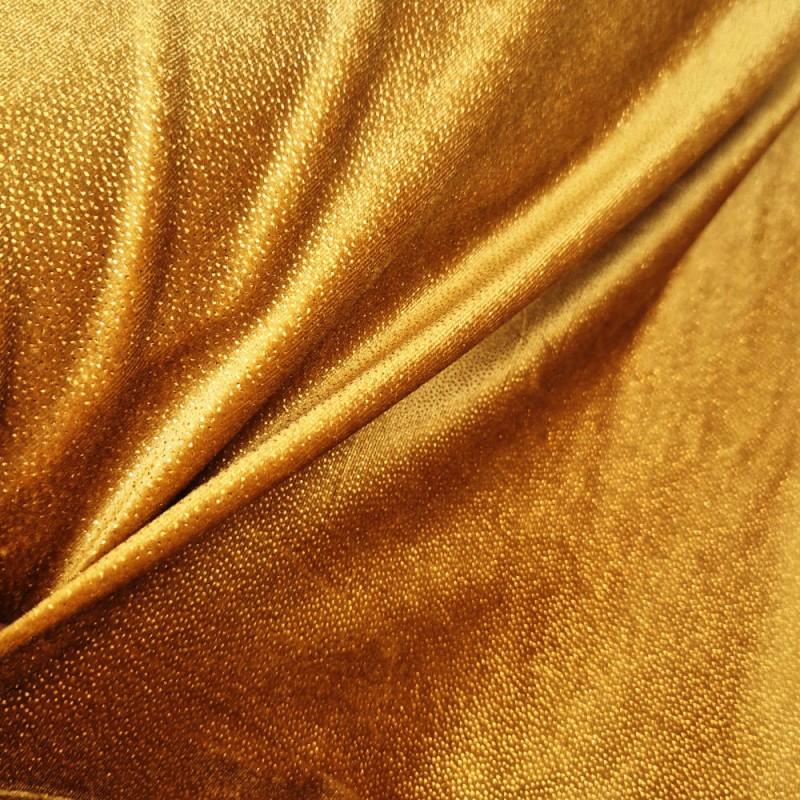 I ❤️ TESSUTI | Velluto glitterato oro