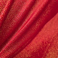 I ❤️ TESSUTI | Velluto glitterato rosso