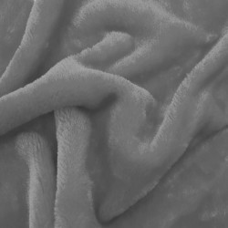 Fausse fourrure gris foncé au rouleau