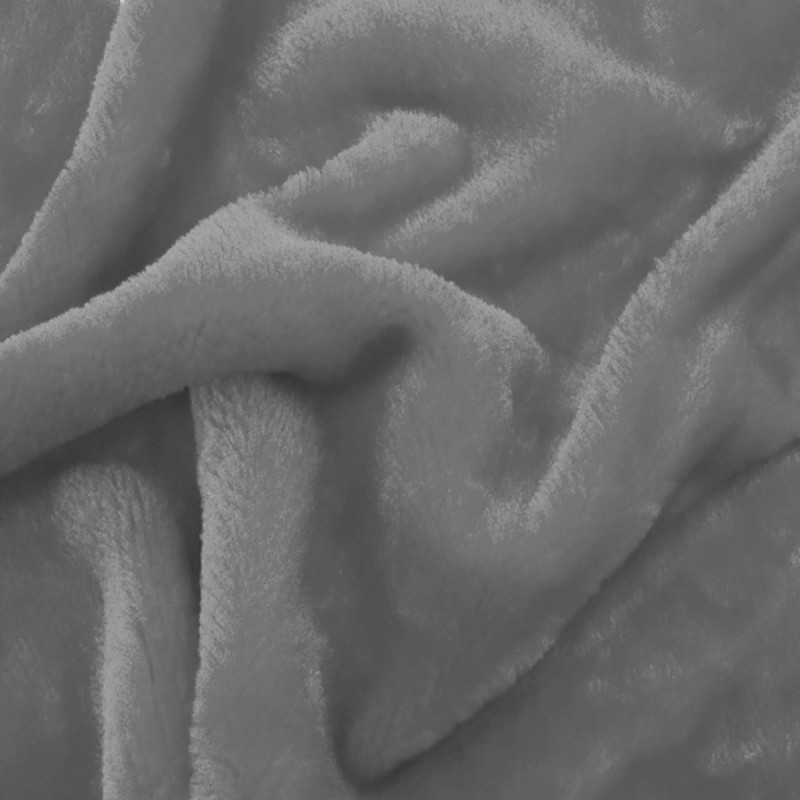 Fausse fourrure gris foncé au rouleau