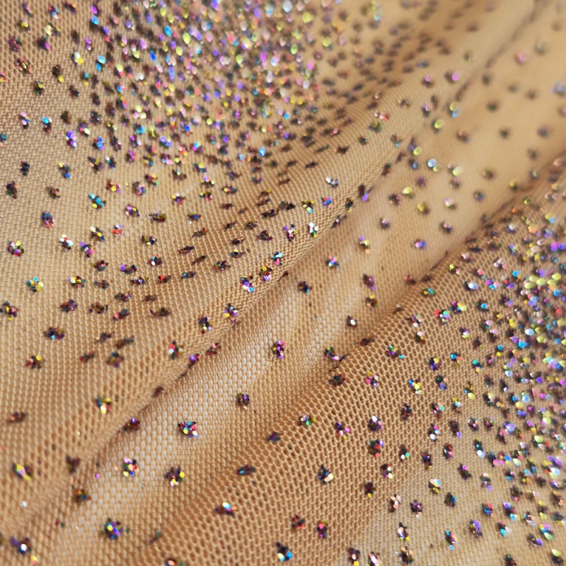 ✨Tulle LYCRA Paillettes americane ? Paillettes multicolori