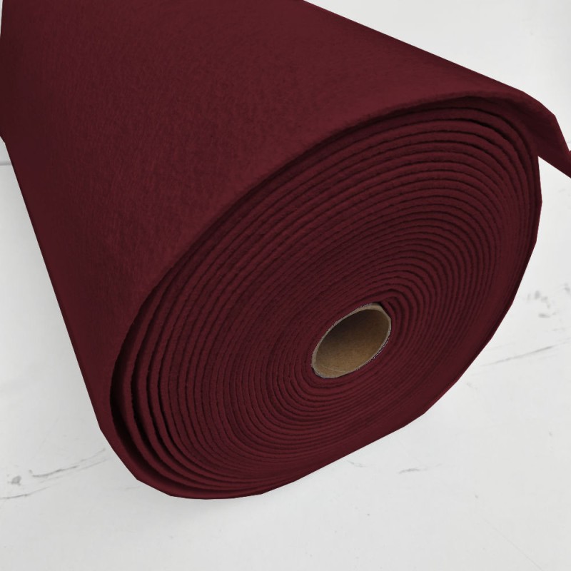 Rotoli 10 mts feltro 3 mm ♥ Bordeaux